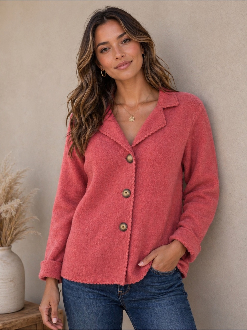 Evan Picone wool‎ blazer coat